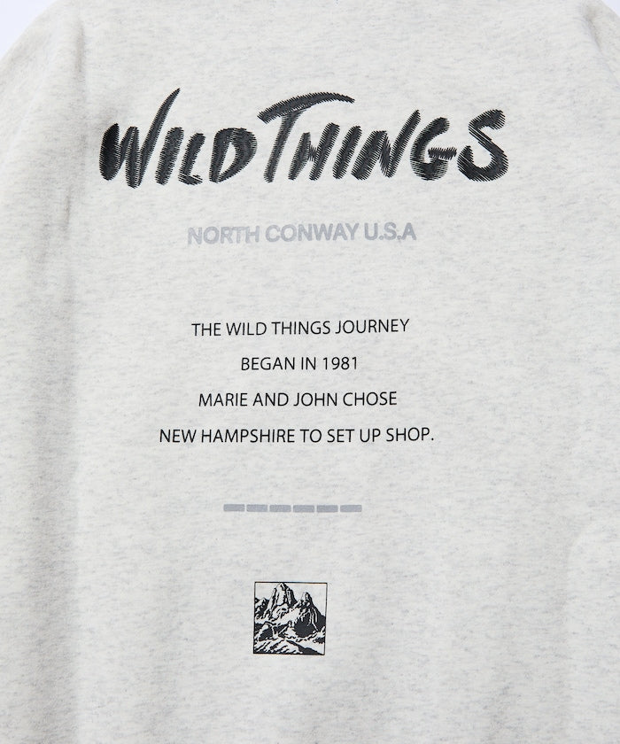 WILD THINGS×FREAK'S STORE / 標誌 圓領衫