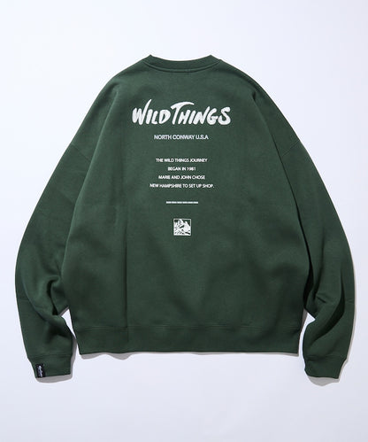 WILD THINGS×FREAK'S STORE / 標誌 圓領衫