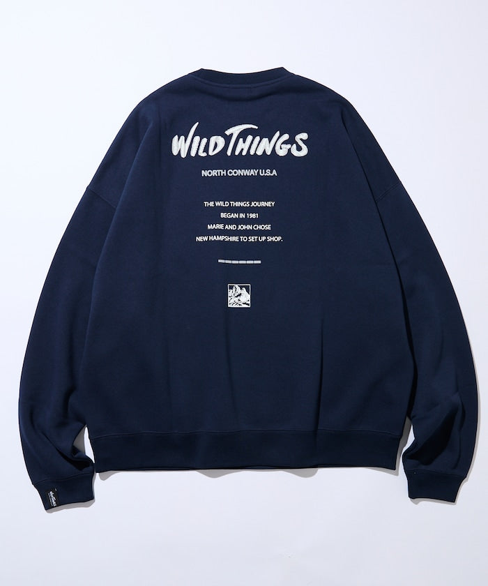 WILD THINGS×FREAK'S STORE / 標誌 圓領衫