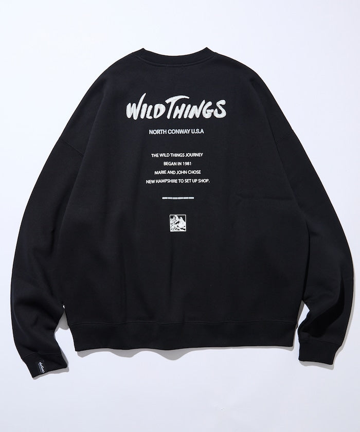 WILD THINGS×FREAK'S STORE / 標誌 圓領衫