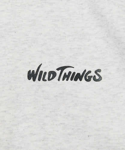 WILD THINGS×FREAK'S STORE / 刺繡圖案 圓領衫