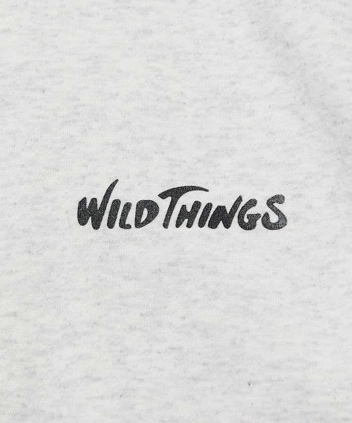 WILD THINGS×FREAK'S STORE / 刺繡圖案 圓領衫