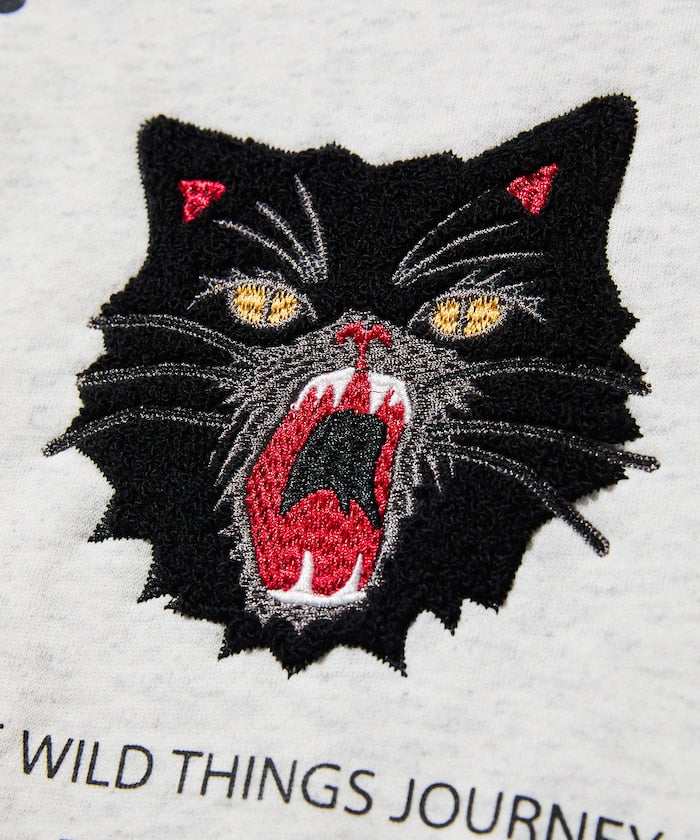 WILD THINGS×FREAK'S STORE / 刺繡圖案 圓領衫
