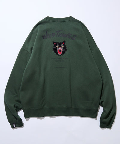 WILD THINGS×FREAK'S STORE / 刺繡圖案 圓領衫