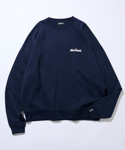 WILD THINGS×FREAK'S STORE / 刺繡圖案 圓領衫