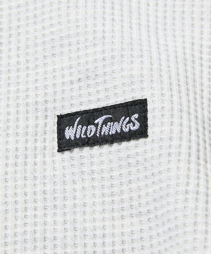 WILD THINGS×FREAK'S STORE / 華夫格長袖T恤