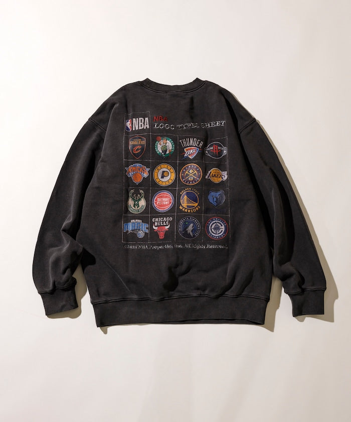 NBA x FREAK’S STORE / 隊徽貼紙圖案 圓領衫