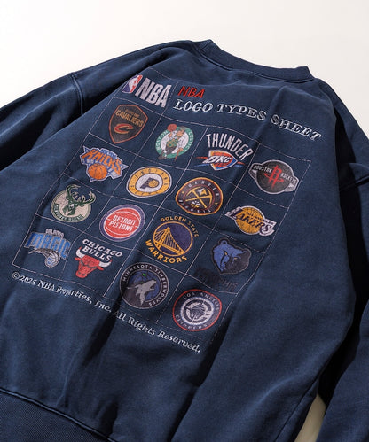 NBA x FREAK’S STORE / 隊徽貼紙圖案 圓領衫