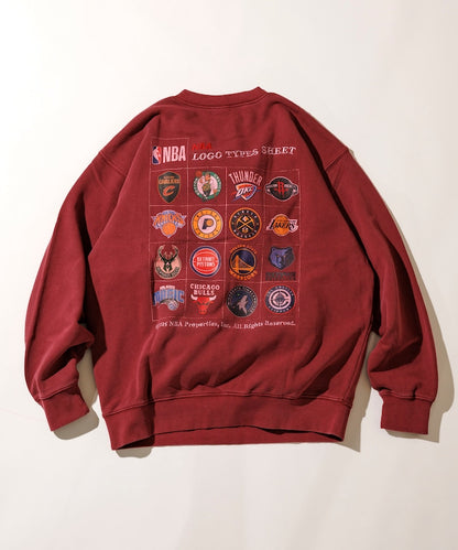 NBA x FREAK’S STORE / 隊徽貼紙圖案 圓領衫