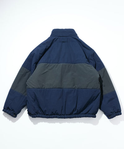 NAUTICA / 異材質雙面穿短版中綿外套