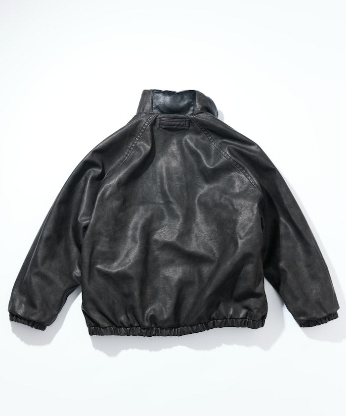 NAUTICA / 異材質雙面穿短版中綿外套