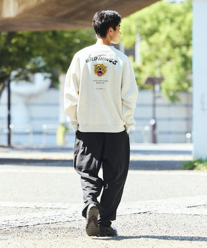 WILD THINGS×FREAK'S STORE / 虎紋刺繡 圓領衫