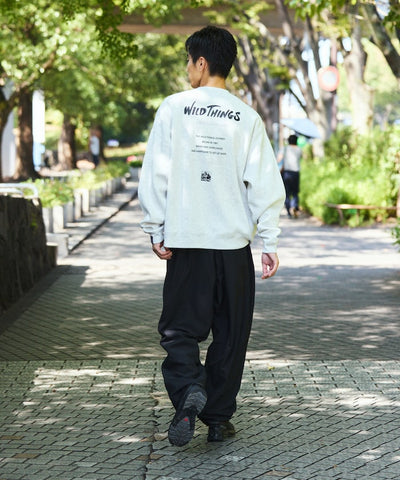 WILD THINGS×FREAK'S STORE / 標誌 圓領衫