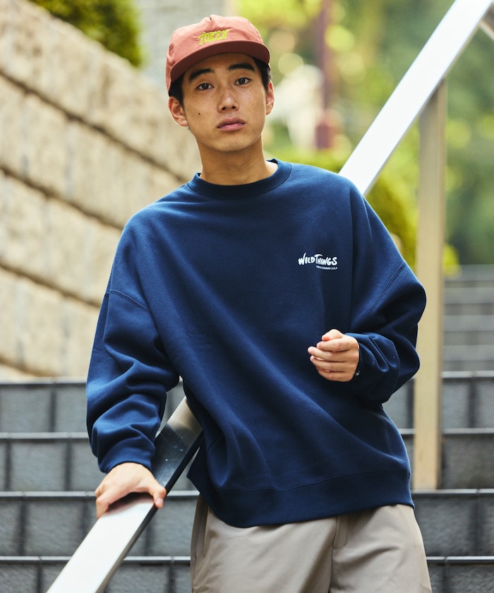 WILD THINGS×FREAK'S STORE / 標誌 圓領衫