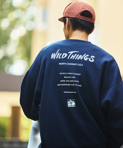 WILD THINGS×FREAK'S STORE / 標誌 圓領衫