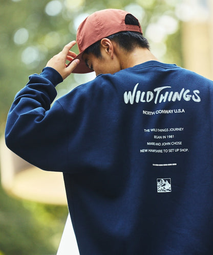 WILD THINGS×FREAK'S STORE / 標誌 圓領衫