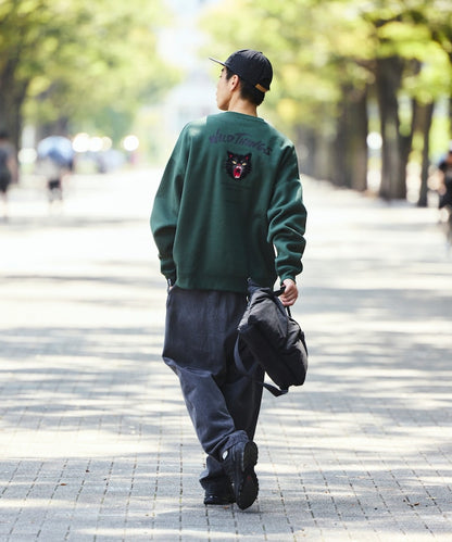 WILD THINGS×FREAK'S STORE / 刺繡圖案 圓領衫