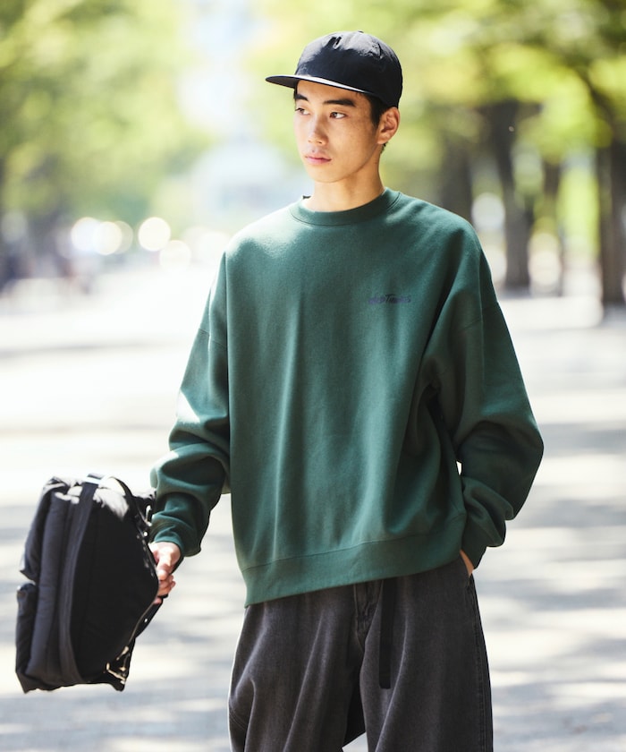 WILD THINGS×FREAK'S STORE / 刺繡圖案 圓領衫