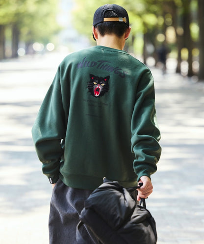 WILD THINGS×FREAK'S STORE / 刺繡圖案 圓領衫