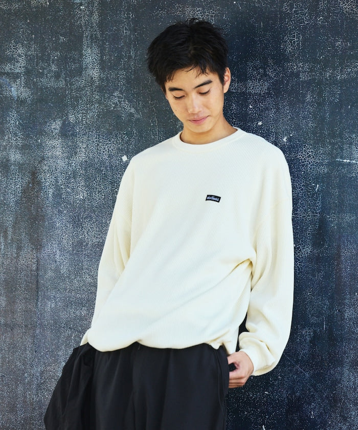 WILD THINGS×FREAK'S STORE / 華夫格長袖T恤