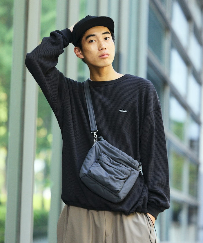 WILD THINGS×FREAK'S STORE / 華夫格長袖T恤