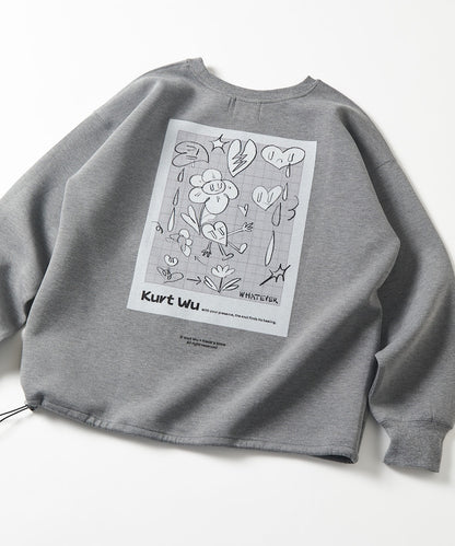 Kurt Wu × FREAK'S STORE / 泡棉針織 聯名 背後印花 圓領衫 ⚠️等待補貨