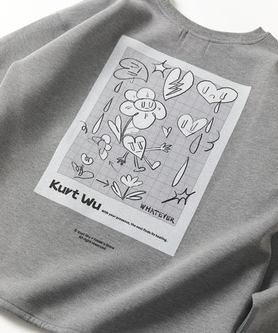 Kurt Wu × FREAK'S STORE / 泡棉針織 聯名 背後印花 圓領衫