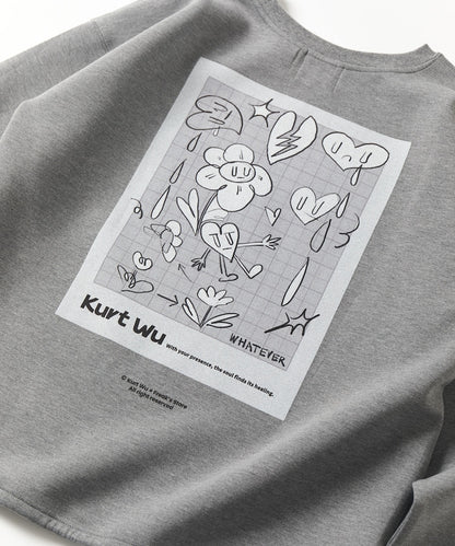 Kurt Wu × FREAK'S STORE / 泡棉針織 聯名 背後印花 圓領衫 ⚠️等待補貨