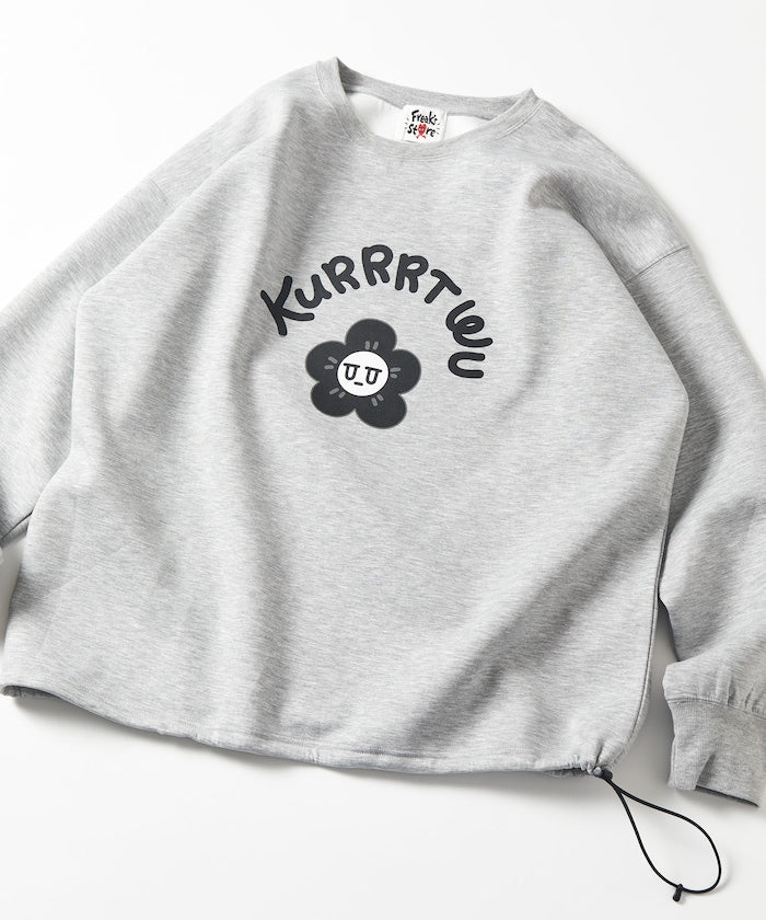 Kurt Wu × FREAK'S STORE / 泡棉針織 聯名 正面印花 圓領衫