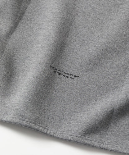 Kurt Wu × FREAK'S STORE / 泡棉針織 聯名 正面印花 圓領衫