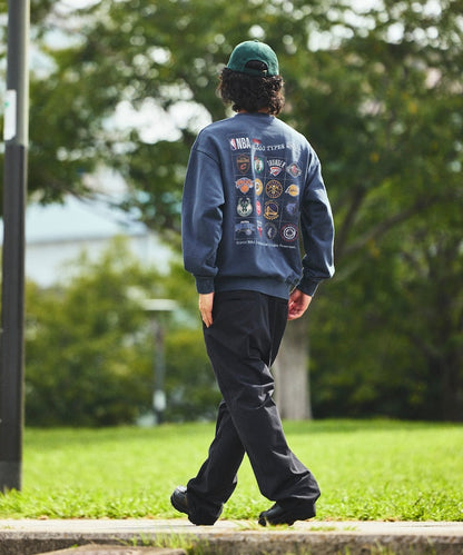 NBA x FREAK’S STORE / 隊徽貼紙圖案 圓領衫