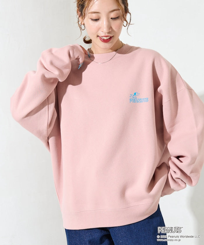 PEANUTS x FREAK’S STROE / 75週年 寬鬆落肩 圓領衫