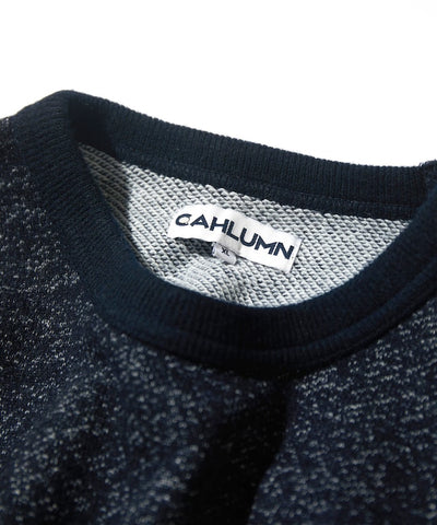 CAHLUMN Merino Wool＋Cotton Loop Back heather Sweatshirt / 美利諾羊毛 圓領衫
