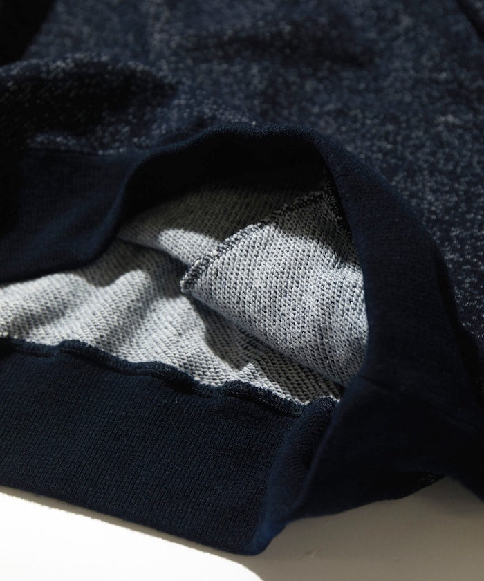 CAHLUMN Merino Wool＋Cotton Loop Back heather Sweatshirt / 美利諾羊毛 圓領衫
