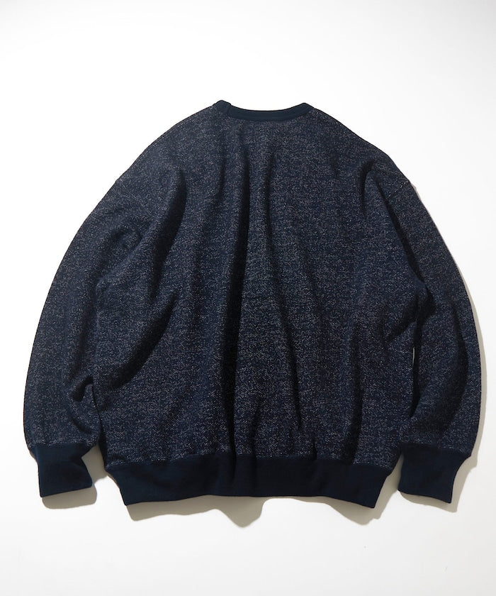 CAHLUMN Merino Wool＋Cotton Loop Back heather Sweatshirt / 美利諾羊毛 圓領衫