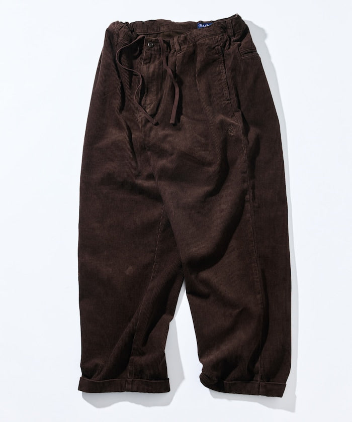 NAUTICA / 燈芯絨寬版褶裝長褲