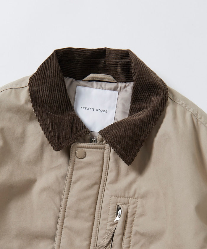 FREAK’S STORE / 燈芯絨領 混紡外套