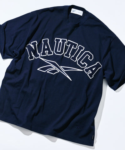 NAUTICA JP x Reebok / 聯名弧形標誌 短袖T恤
