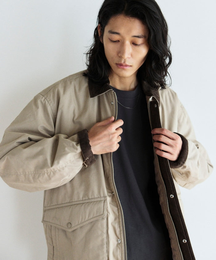 FREAK’S STORE / 燈芯絨領 混紡外套