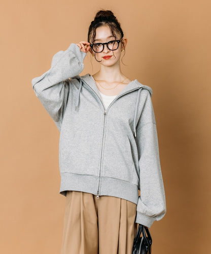 FREAK’S STORE / 寬鬆立體剪裁  拉鍊連帽外套