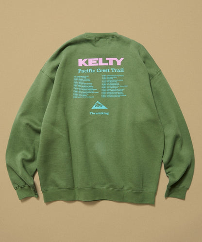 KELTY×FREAK'S STORE / 圖案標語 圓領衫