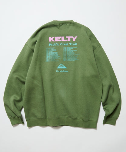 KELTY×FREAK'S STORE / 圖案標語 圓領衫