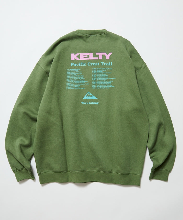 KELTY×FREAK'S STORE / 圖案標語 圓領衫
