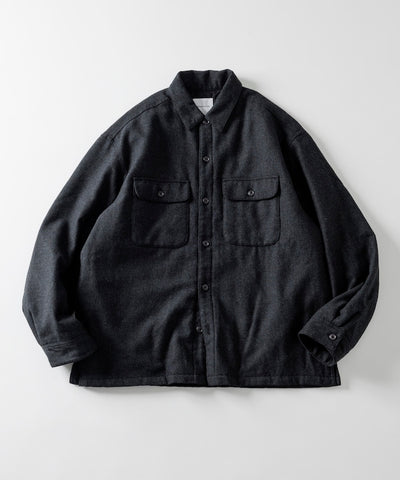 FREAK’S STORE / 水洗中綿 格紋襯衫 外套