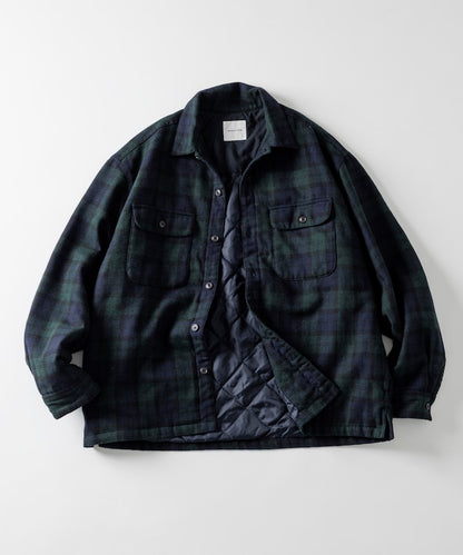 FREAK’S STORE / 水洗中綿 格紋襯衫 外套