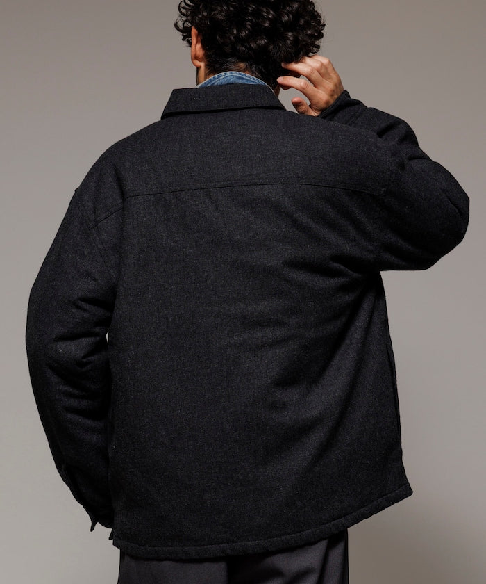 FREAK’S STORE / 水洗中綿 格紋襯衫 外套