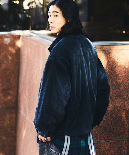 NAUTICA / 中綿漂染寬版燈芯絨短版外套