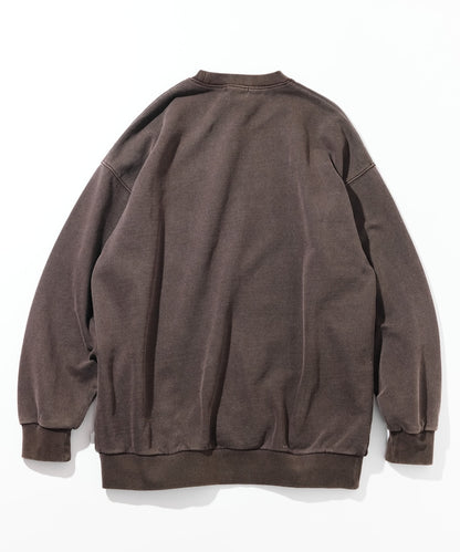 NAUTICA / 復古染製  重磅圓領衫