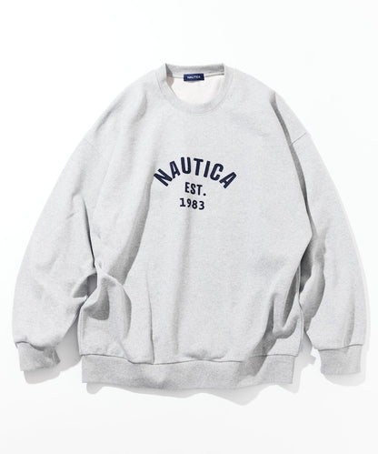 NAUTICA / 弧形標誌圓領衫