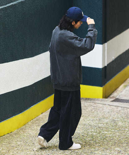 NAUTICA / 復古染製  重磅圓領衫